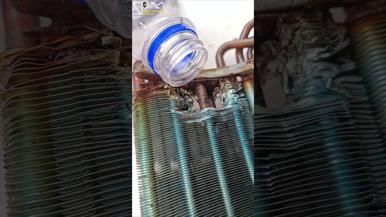 💥A/Cഗ്യാസ് ഒറ്റദിവസം കൊണ്ട് പോയോ? 😱 ഇതാണ് വില്ലൻ! | AC Cooling Coil Leak Fix #shortvideo #ideas