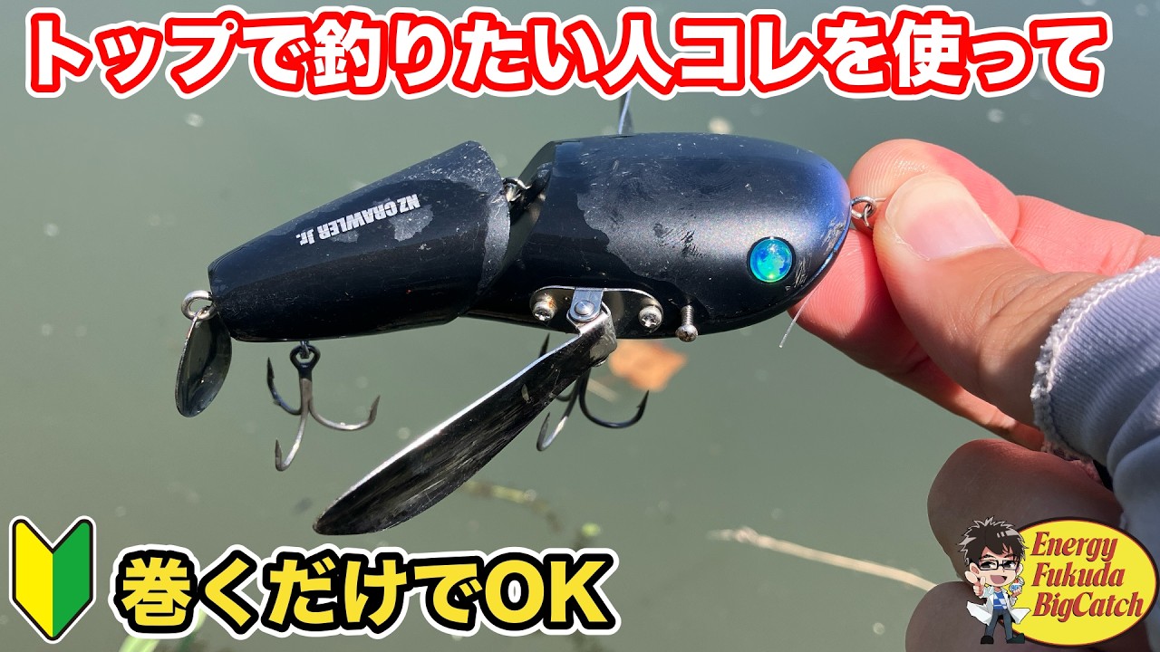 NZクローラ－jr 早い者勝ち Bass Fishing] Is the NZ Crawler Jr. the Ultimate Topwater Lure