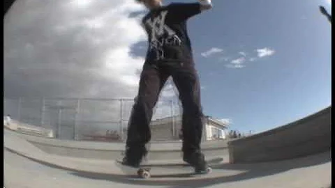 Robert tre flipping the manual pad at pedlow