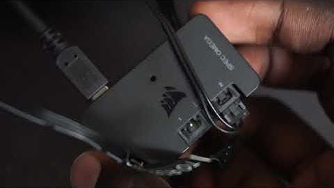 Corsair LL-Series fan RGB Lighting Issue