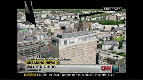 CNN: Journalist Walter Gibbs  'Every window blown ...