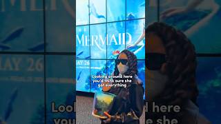 Halle Bailey Went To The Movies To Watch Herself On The Little Mermaid 😳