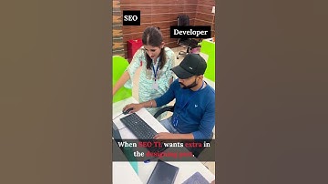 When SEO TL wants extra in the designing part.  #job #seo #dev #developer #designing #website