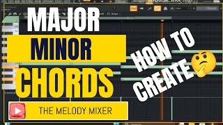 How To Create Major Minor Chords In FL Studio 🤔