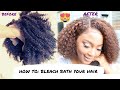 HOW TO DO A BLEACH BATH ON HAIR EXTENSIONS - EASIEST AND QUICKEST WAY OF BLEACHING HAIR