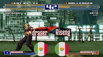 FT10 @kof2003: draser (MX) vs Riseng (MX) [King of Fighters 2003 Fightcade] Mar 14