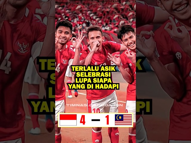 SAAT TIMNAS INDONESIA HANCURKAN MALAYSIA‼️ 😱 #timnasindonesia #football #shorts class=