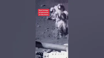 Real Footage Of Astronauts On The MOON 