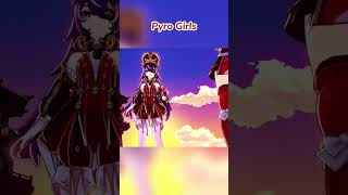 Pyro Girls Genshin Impact