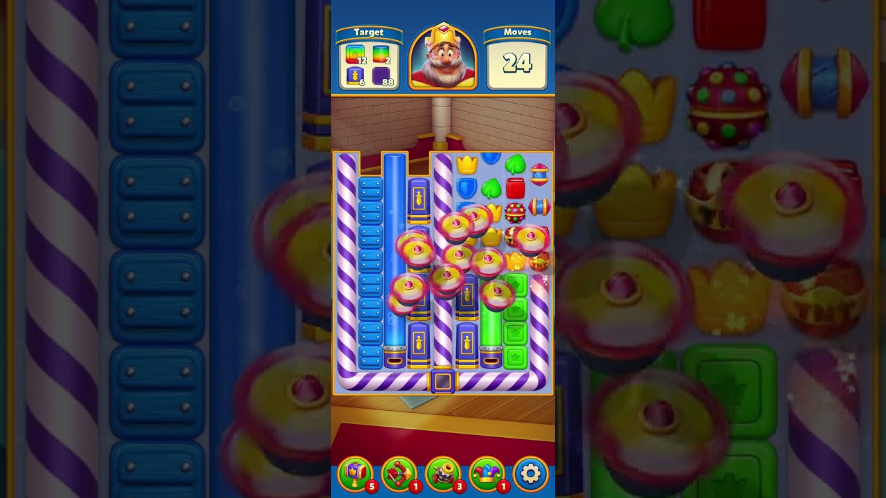 Royal match 12490 to 12499 last 10 levels tricks to win all levels game play walkthrough 