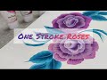 One Stroke Roses | Painting Roses