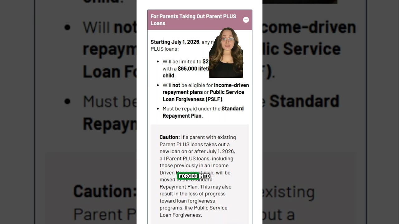 Big Changes Are Coming To Parent Plus Loans 
