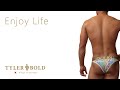 Leopard Rainbow Barretta Men's Brazilian Bikinis | レオパード レインボー バレッタ3D ブラジリアンビキニ【Tyler Bold/タイラーボールド】