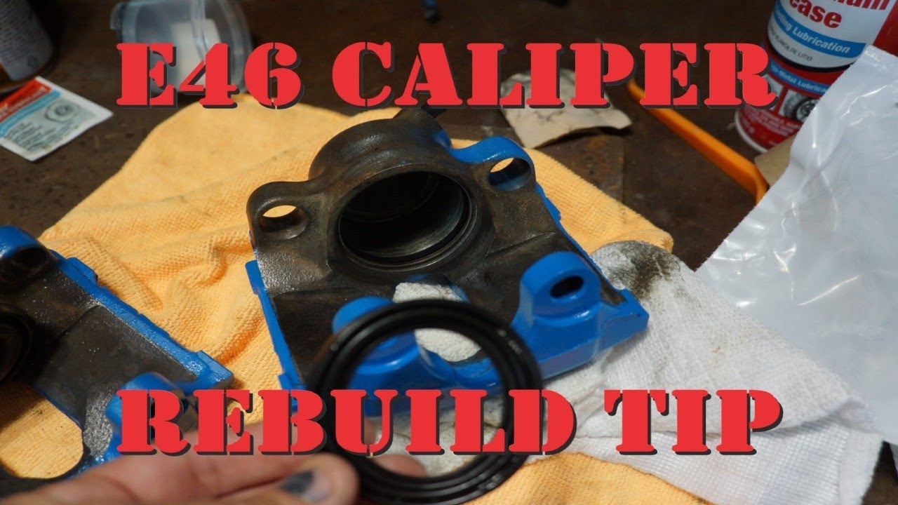 2004 BMW E46 Caliper Rebuild YouTube