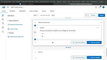 Qualtrics - Additional Questions
