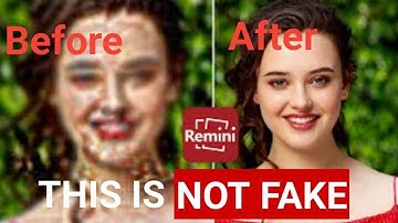 How To Use Remini Photo Enhancer App | Convert Low Quality Image To High Quality | Remini Tutorial N