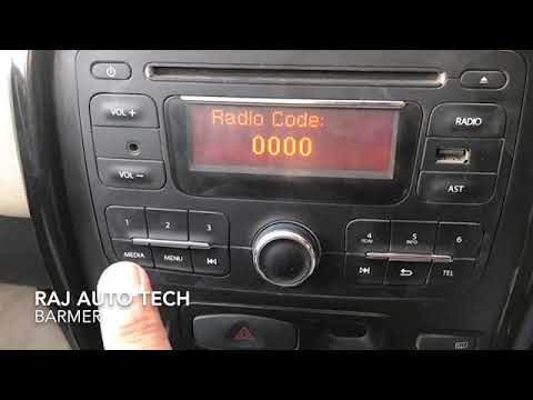 Renault Duster, Nissan Terrano Radio Code. - YouTube