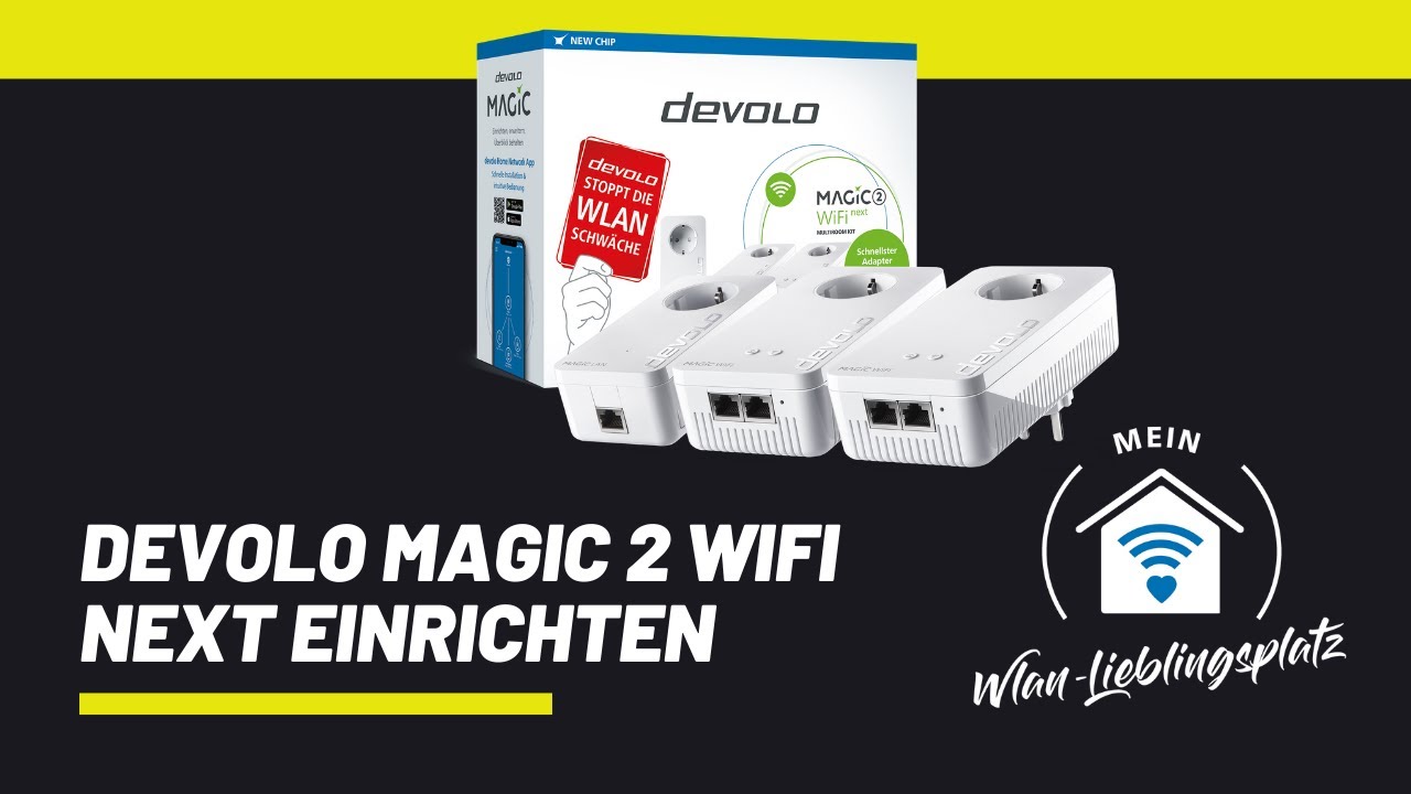 devolo Magic 2 WiFi next richtig einrichten - Endlich schnelles WLAN in der  ganzen Wohnung #Werbung 