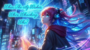 The Awakening City – A Cinematic Anime Short | When the city wakes, who’s watching who?