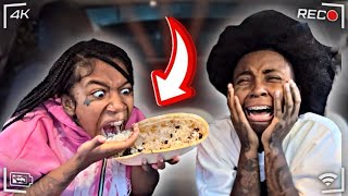 EATING ALL HUNGRY GIRLFRIEND FOOD Like A WILD ANIMAL 😱 !! * ULTIMATE PRANK *