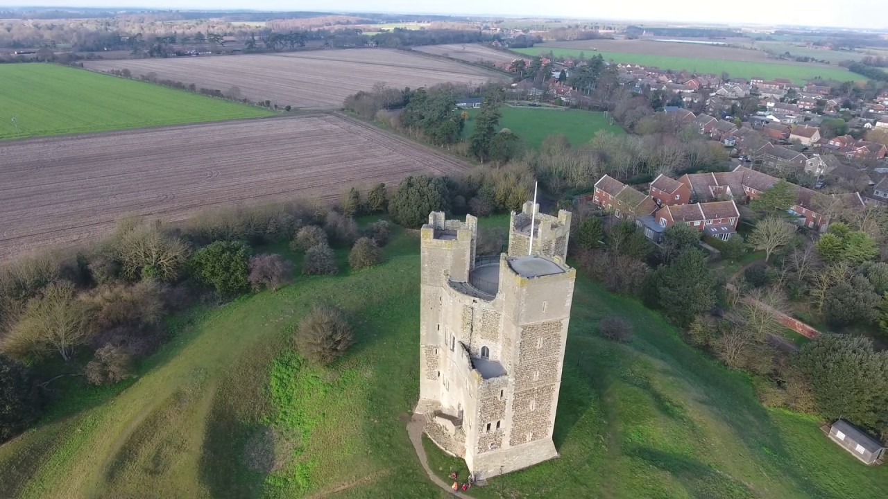 ORFORD CASTLE SUFFOLK HERITAGE DJI DRONE PHANTOM 4 - YouTube