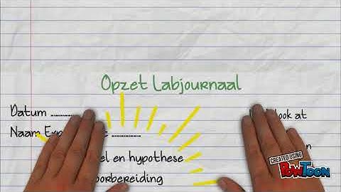 Labjournaal 1e jr Chemie