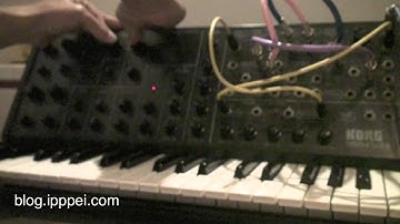 Korg MS-20 splashy loop 2 #korgms20