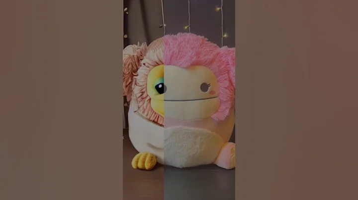 SQUISHMALLOW BRINA the BIGFOOT was turned into a MUPPET!!! #squishmallow #shorts #muppets