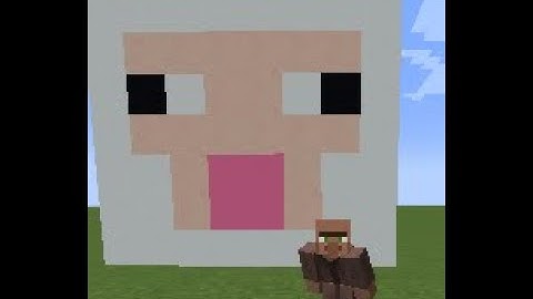How To Build a 2D Sheep Head In Minecraft!