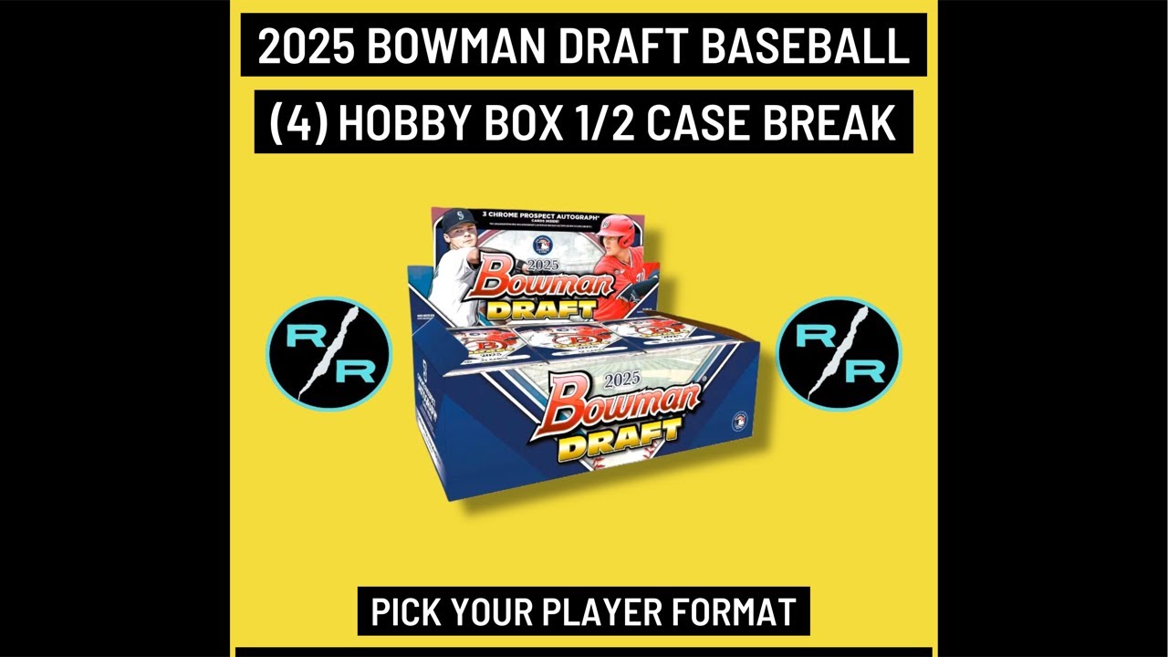 2025 Bowman Draft Baseball (4) Hobby Box ebay Player Break Wednesday 1/14 @ 10:00 PM EST