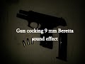 Gun cocking sound effect