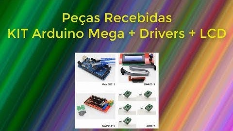 Kit Arduino Mega + Ramps 1.4 + drivers A4988 + LCD