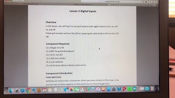 ELEGOO Super Starter Kit for UNO (Arduino) kit - Lesson 5
