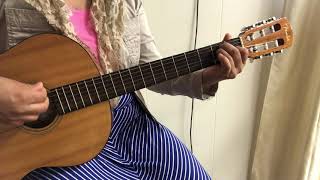 Video thumbnail of "no dejare de amarlo.como tocar guitarra .tono sol y la"