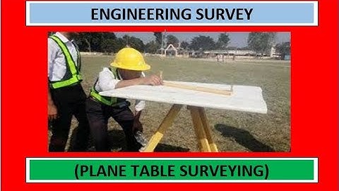 Plane Table Survey (Part 9- Trace paper method)
