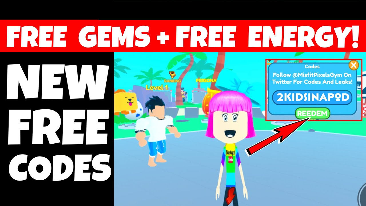 *NEW* FREE CODES Gym Training Simulator Walk Through Gameplay - YouTube