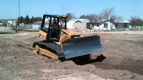 CAT D5 dozer certification with Michael Constantin. Part three (A)