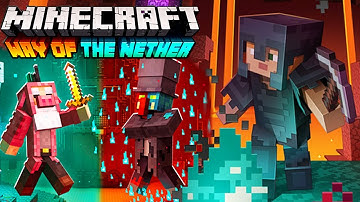 Minecraft Mobile | Way of the Nether Map Gameplay Walkthrough - Full Neitherite Weapons