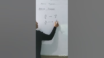 Additive Inverse #math #mathshorts #maths #shortvideo