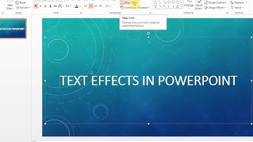 How To Align Text To Bottom In Microsoft PowerPoint 2013