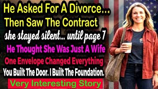 He Asked for a Divorce… Then Discovered She Owned 49% of the Company | Powerful Life Story