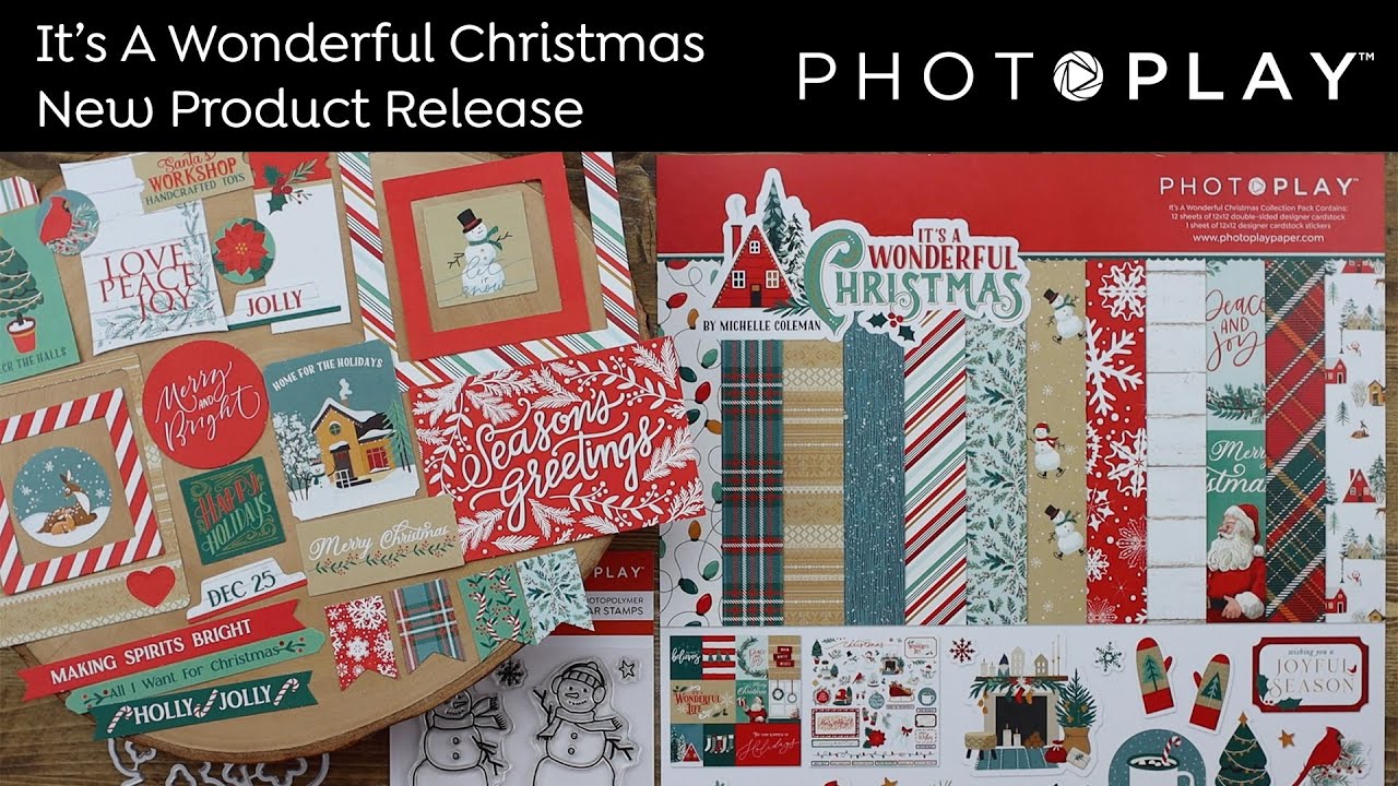 PhotoPlay - It's A Wonderful Christmas Collection - 12 x 12
