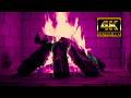 🔥Rustic Fireplace Crackling 24/7 | ❄️Snowy Forest Cabin Views | Winter Ambience (No Music)