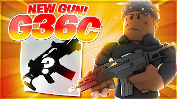 so i got the new unreleased G36C in roblox south london 2...