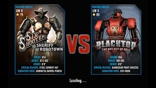 Real Steel WRB Underworld II Six Shooter The Sheriff Of Robotown VS Blacktop NEW UPDATE