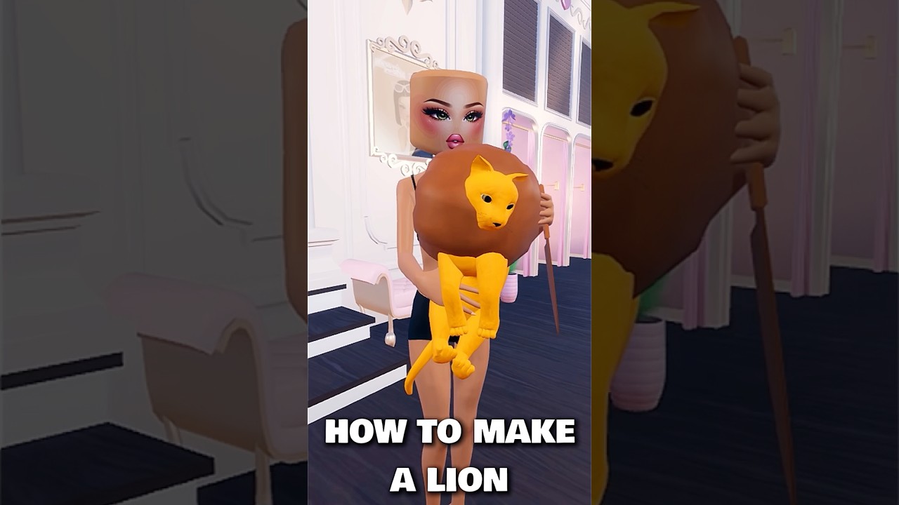 How to make a LION in dress to impress!🦁