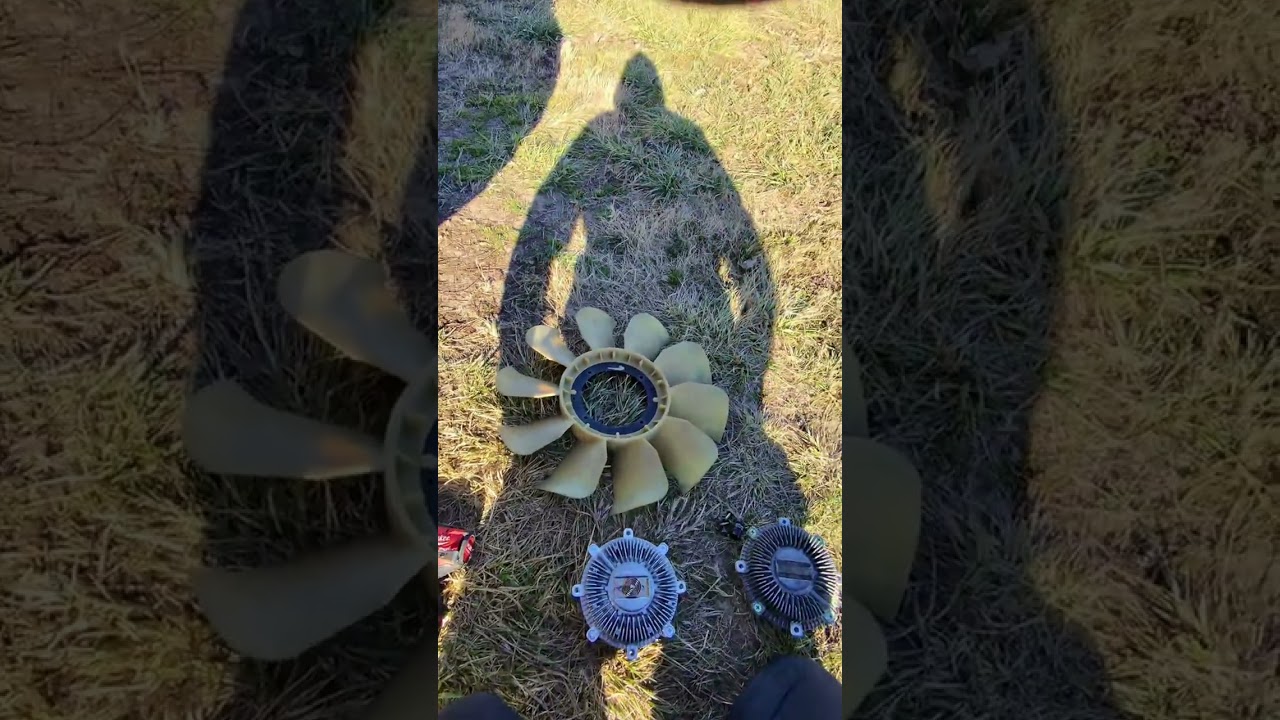 Nissan Frontier Fan clutch, & positive battery terminal