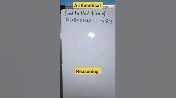 Arithmetical Reasoning 🤔 // 9 // #shorts #arithmetic  #reasoning  #trending #maths