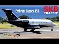 Lovely Embraer Legacy 450 departing St. Kitts for Sarasota/Bradenton Int'l Airport