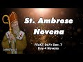 St. Ambrose Novena : Day 4, 5, 6